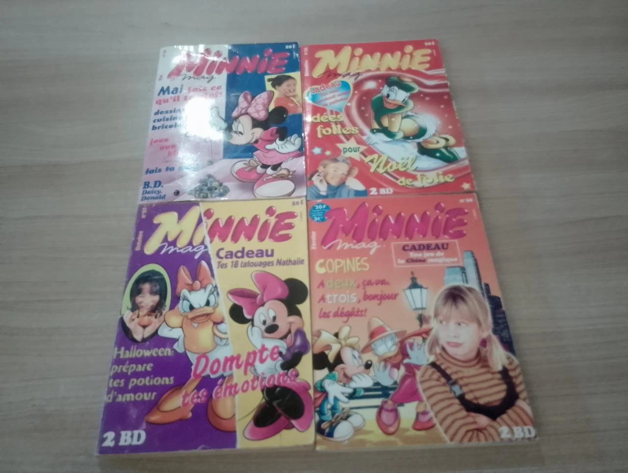 Minnie mag. lot de 4 (offre pour le week-end) n° 52, 35, 68, 54